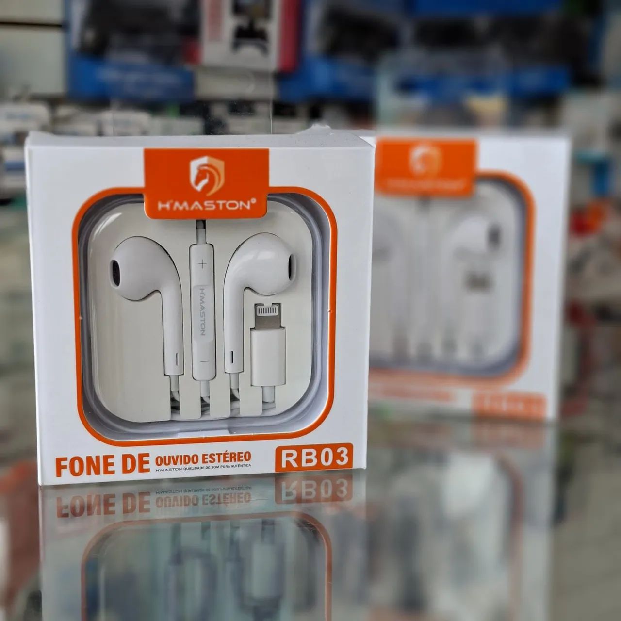 Fone de ouvido com fio iPhone e tipo C - entrega em slz e região 