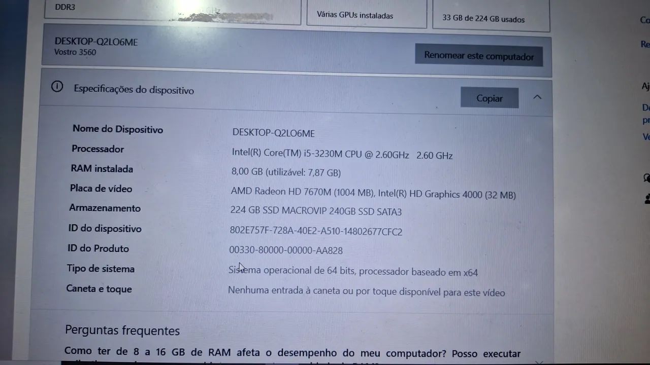 Notebook Dell - Vostro 3560 - Foto 2