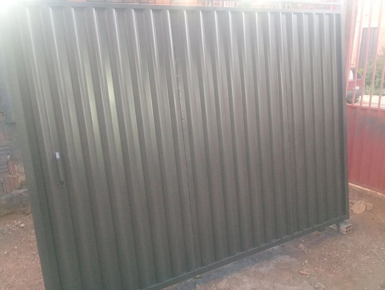 Portão fechado entregamos somente em várzea grande 