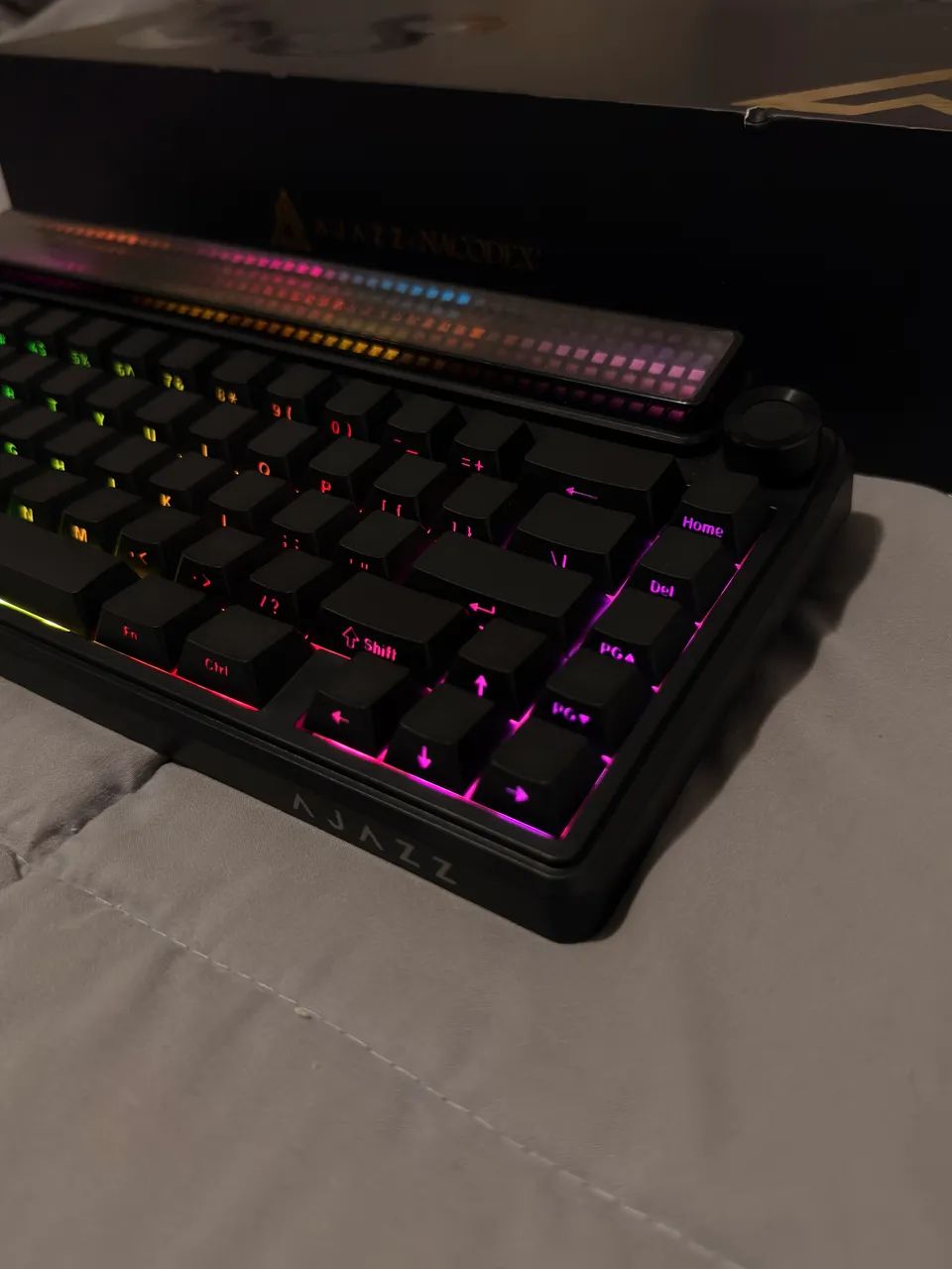 Teclado Ajazz Pixel68 com tela - Foto 4