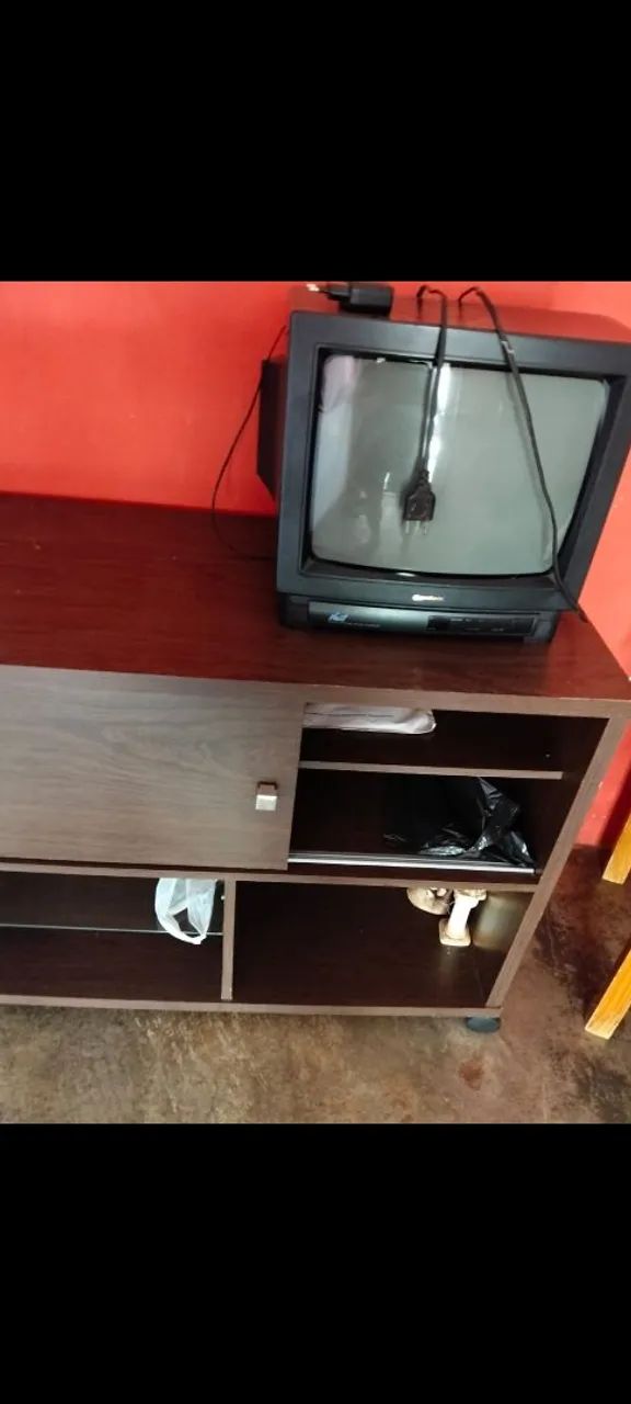 Rack com a Tv