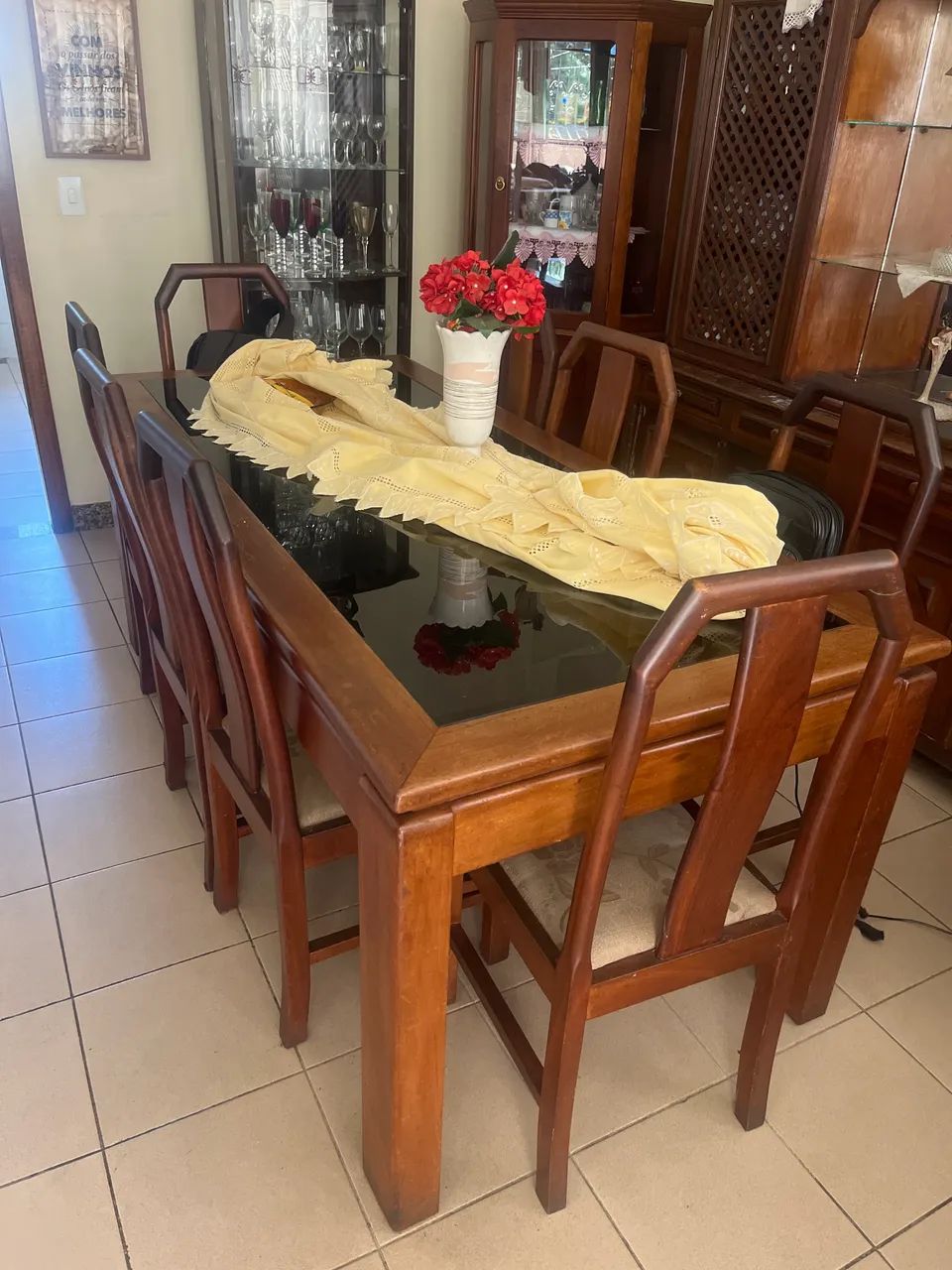 Mesa de jantar 8 lugares 