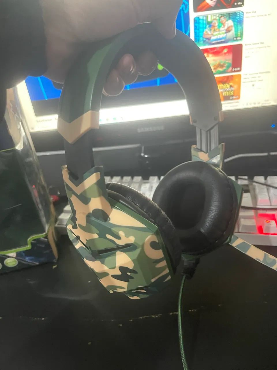 HEADSET GAMER PS4 PC FONE  - Foto 4