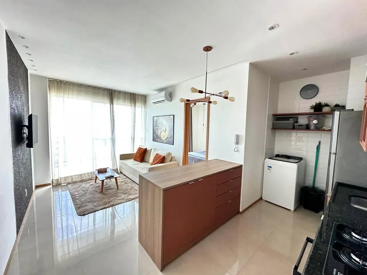 MS - VENDO APARTAMENTO NO EDIFICIO W RESIDENCE - 1 SUITE - MOBILIADO - MARCO - Foto 2