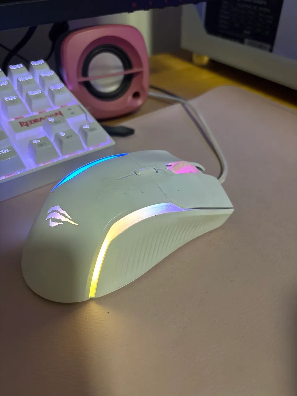 Mouse gamer Havit ms 1033 branco  - Foto 2