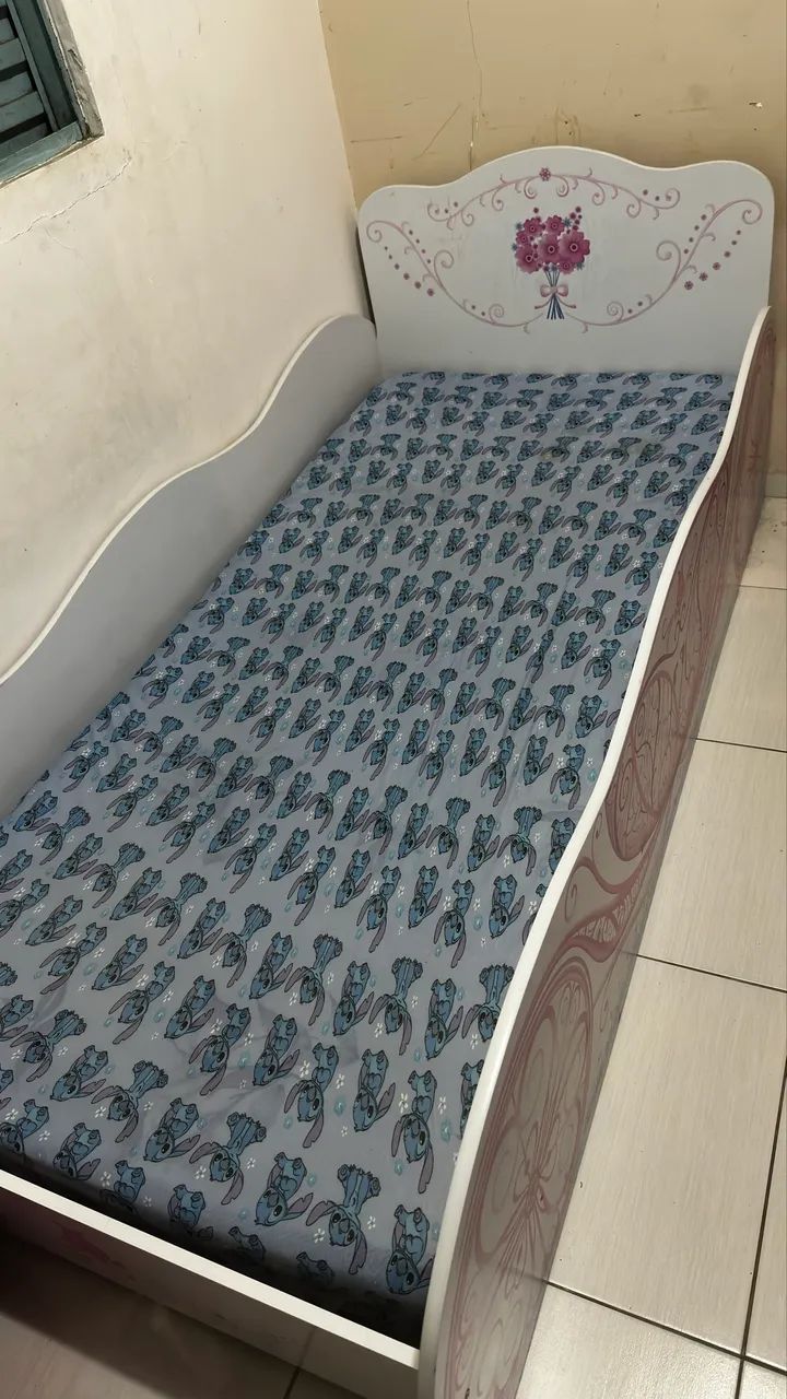 Cama Infantil Feminina - Com colchão  - Foto 3