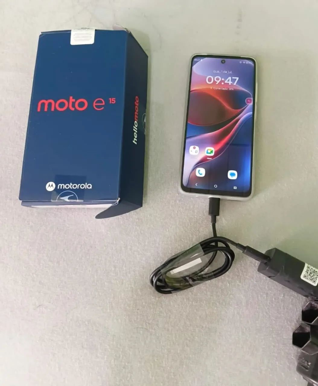 Smart fone Moto E15, Nunca usado