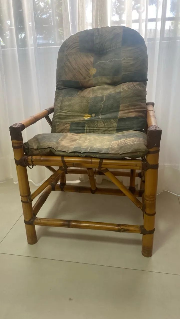 Poltrona de bambu - Foto 4