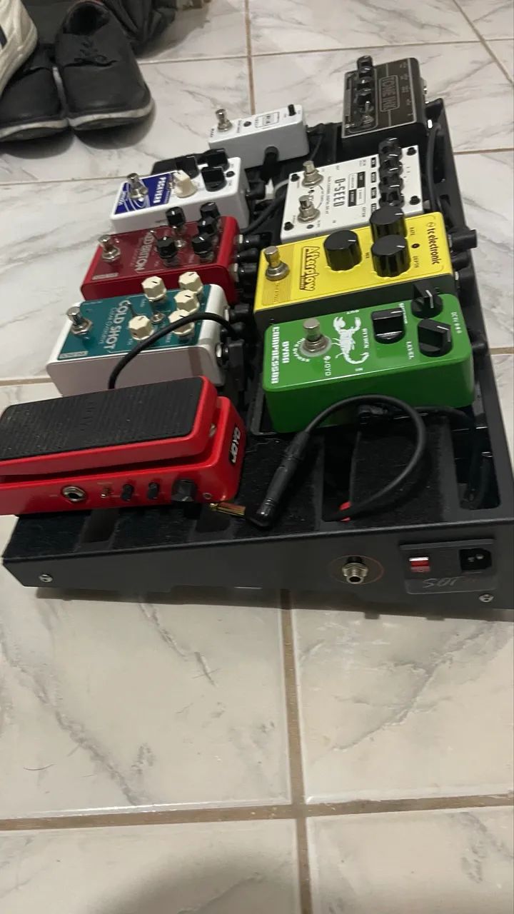 Set de pedais guitarra