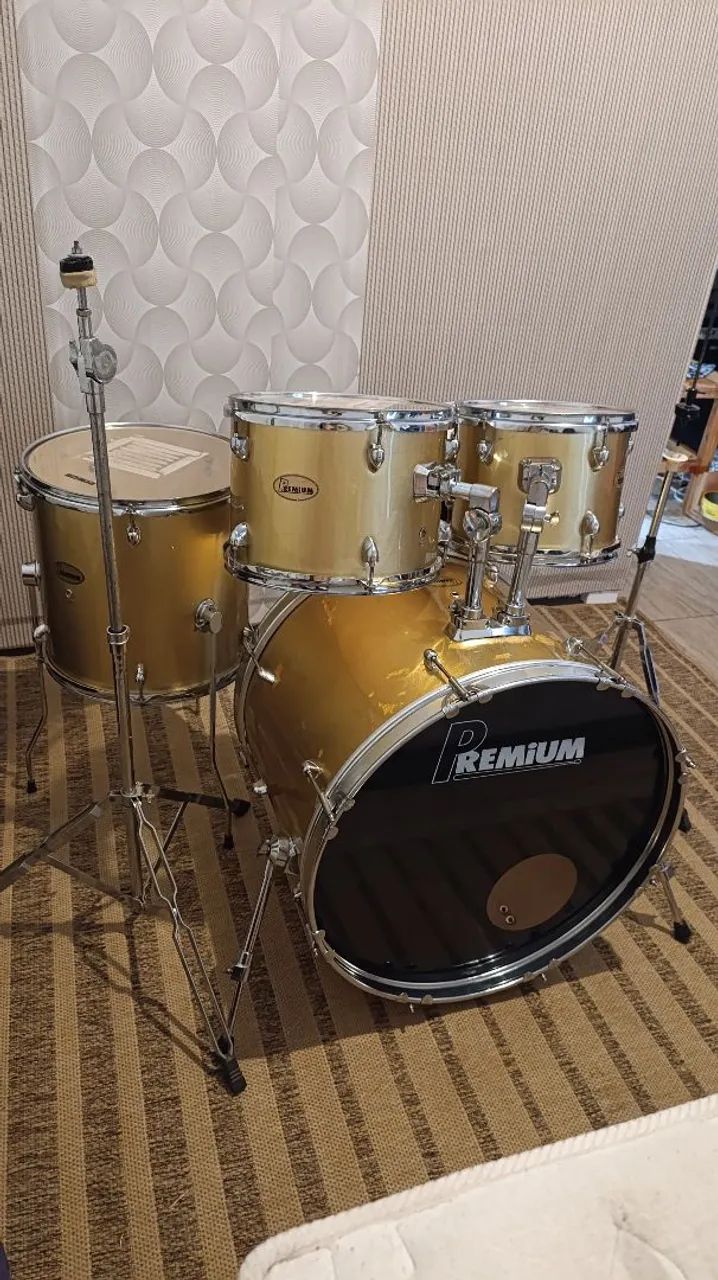 Bateria Acústica Premium Completa  - Foto 3