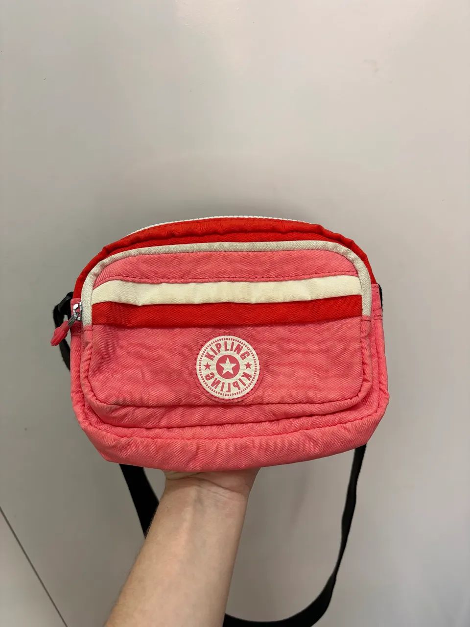 bolsa transversal kipling sisko rosa