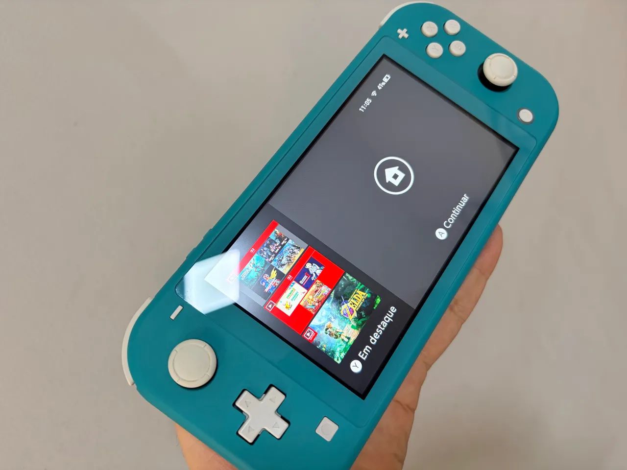 Nintendo Switch Lite - Azul Turquesa 32GB - Foto 4