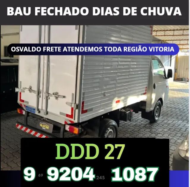 FRETE KIA BAÚ + MONTAGEM E DESMONTAGEM