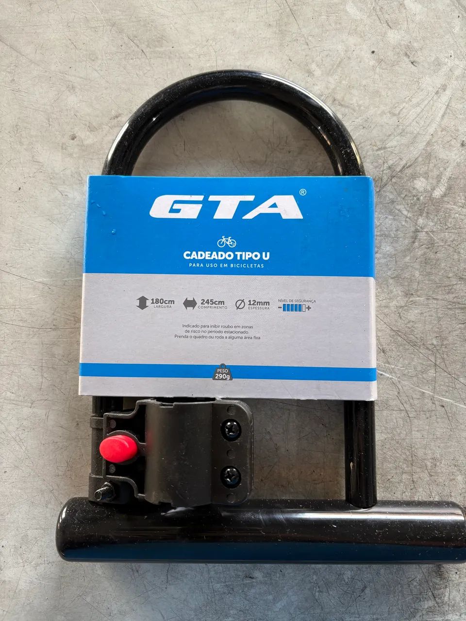Cadeado Trava U - Lock para Bicicleta Elétrica  - Foto 2