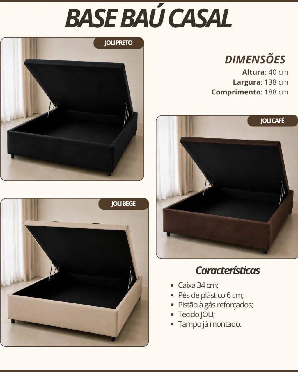 Base Baú Casal