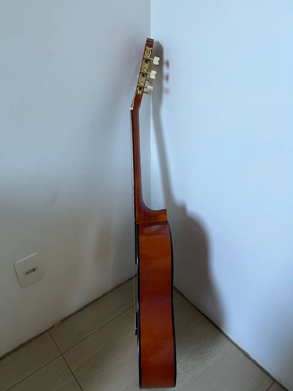 Violão Clássico Phantom Acústico + Capa - Excelente Estado - Foto 5