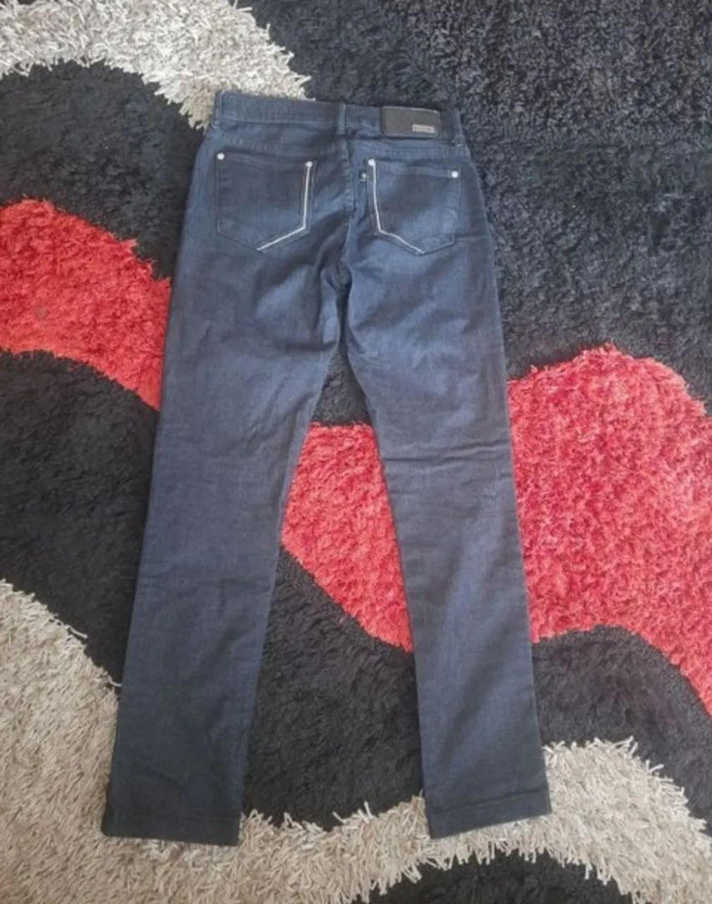 calça forum jeans azul escuro 36
