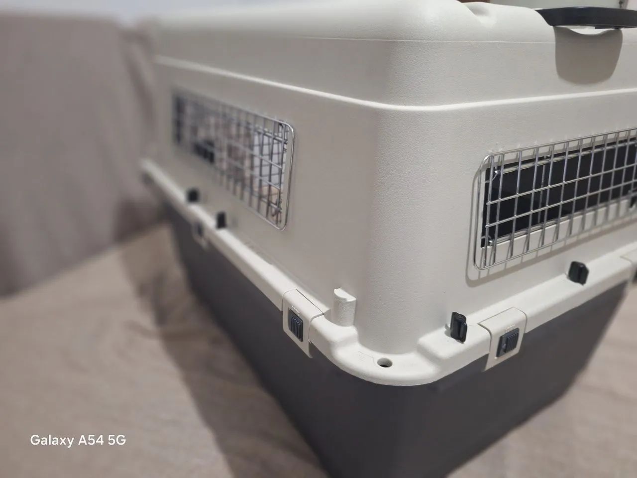 Caixa Padrão Internacional Transporte Aéreo Cães e Gatos ( Padrão IATA) - Como nova - Foto 3