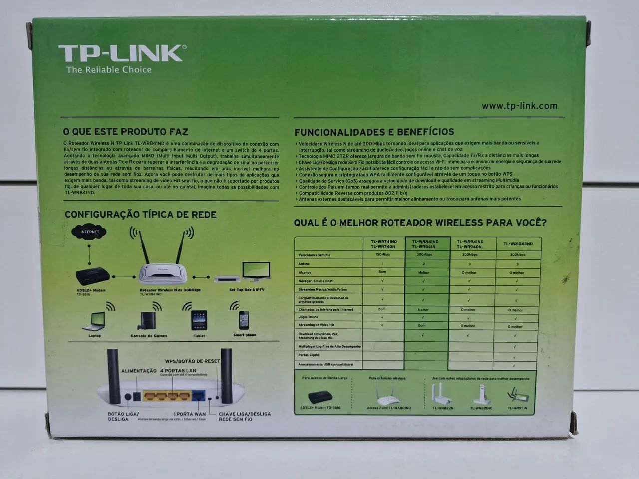 TP-LINK Roteador wireless N de 300Mbps - Foto 2