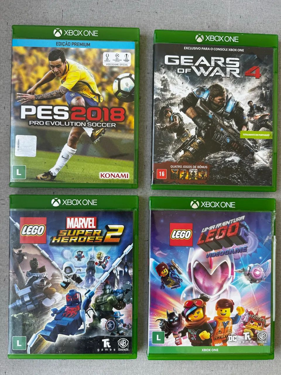 4 Jogos Game Xbox One e 360