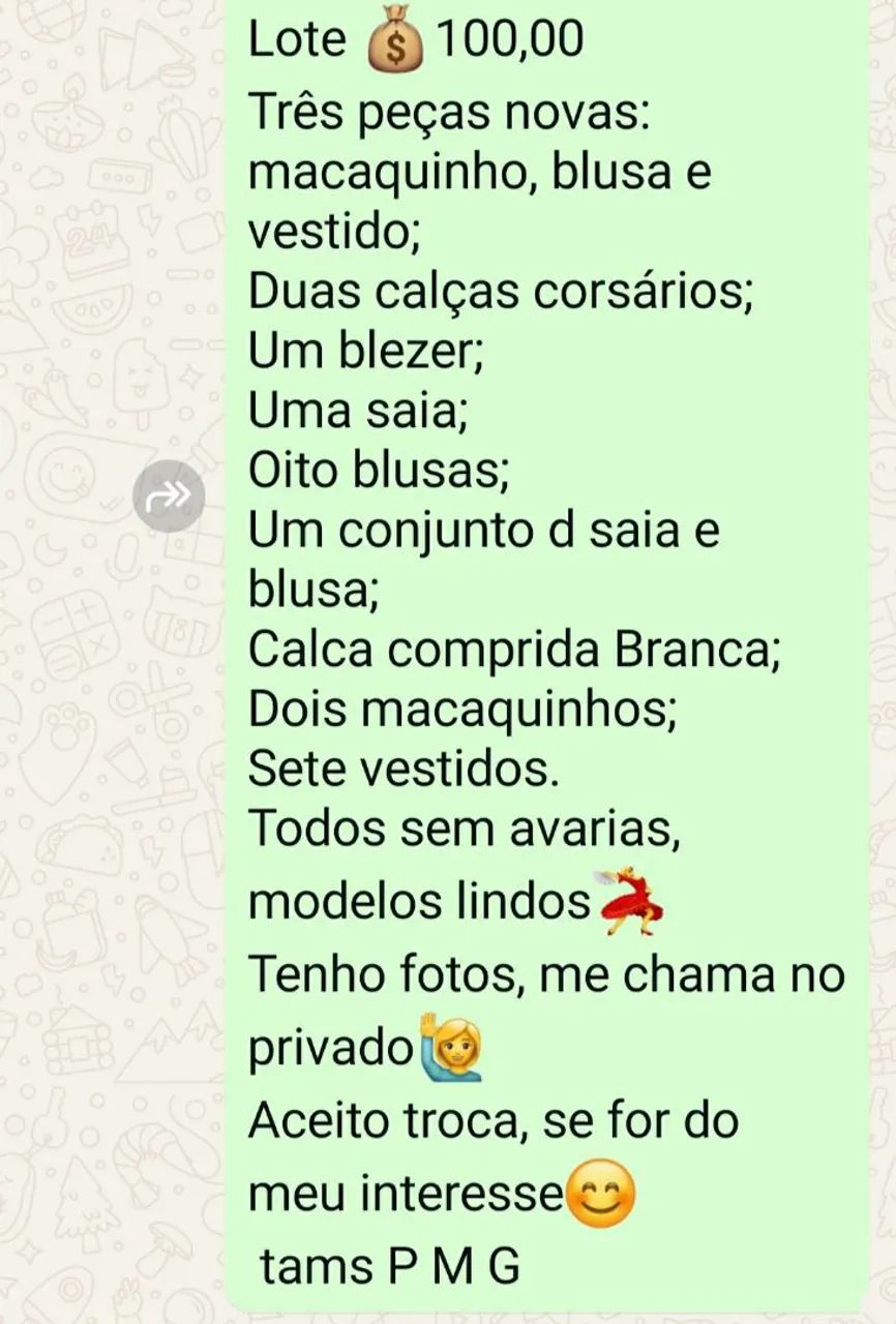 Lote de peças FEMININAS - Foto 2