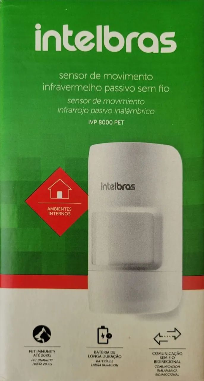 Sensor de movimento intelbras 