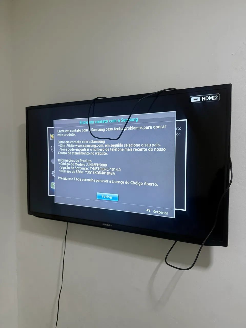 TV Samsung UN46EH5000 46 polegadas