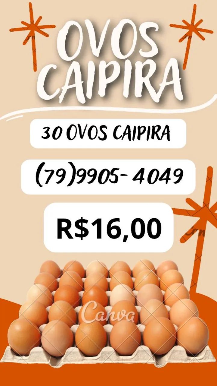Ovos caipira 