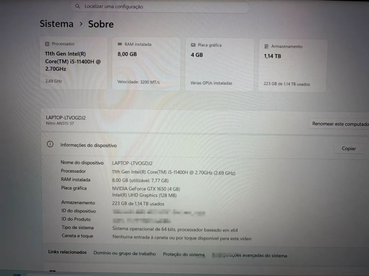 Notebook Acer Nitro 5  - Foto 5
