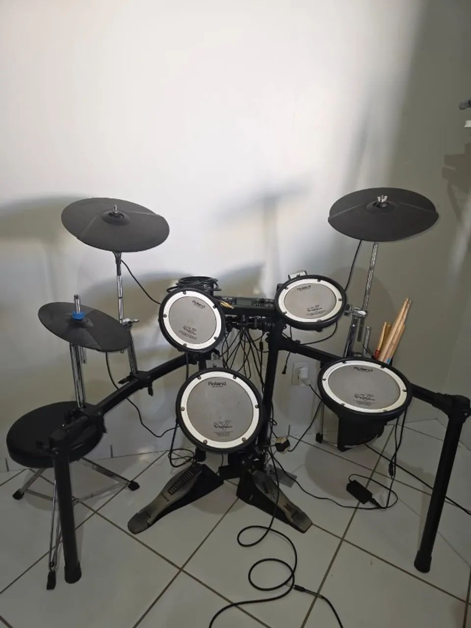 Bateria Eletrônica Roland TD-4 V-Drums - Foto 2