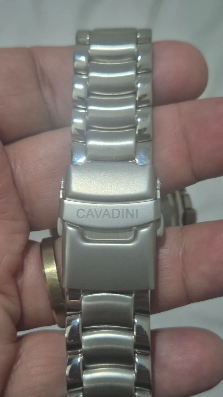Relógio CAVADINI ITALIANO  SCUBA  CRONÓGRAFO   -   SEM USO/COM ETIQUETA AINDA  - Foto 5