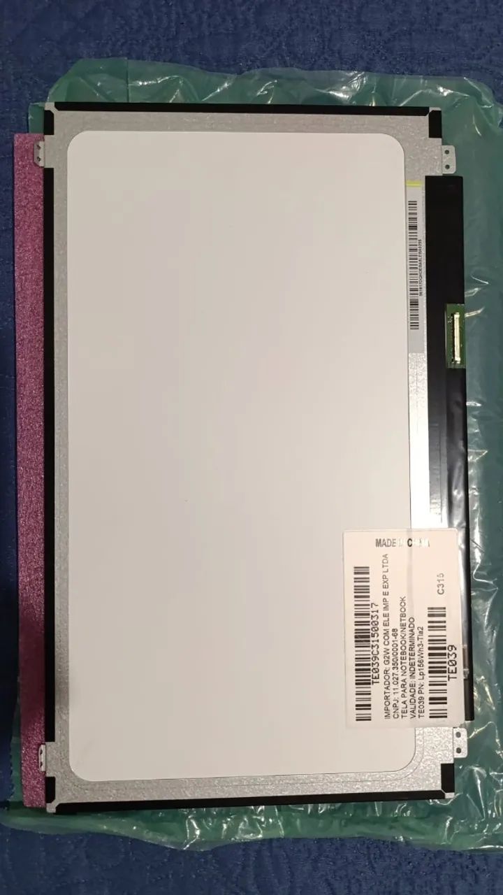 Tela LCD LED Notebook 15,6" LP156WH3 (TL)(A2) - Nova - Foto 3