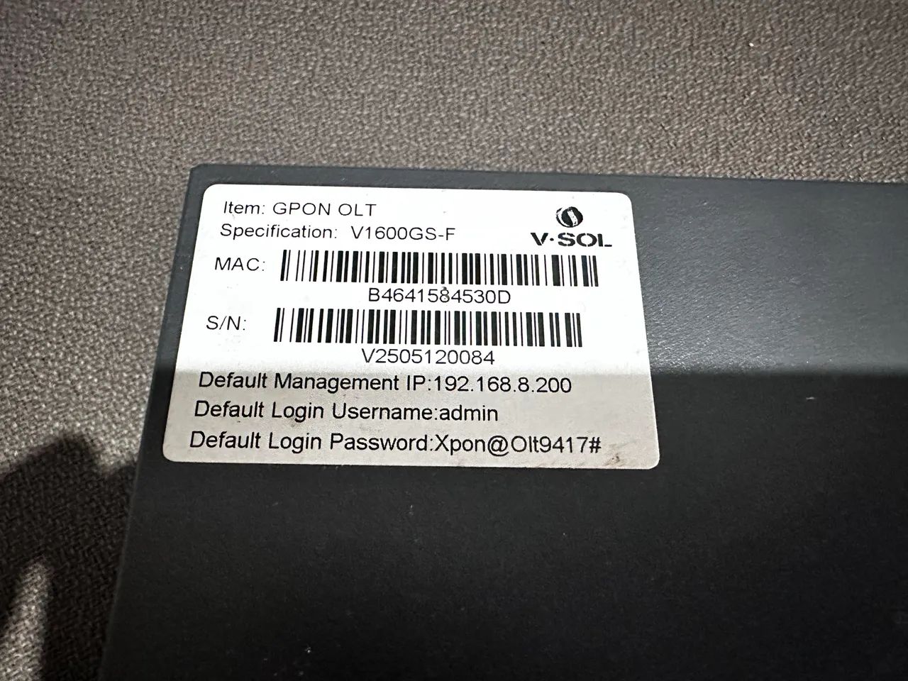 Olt Gpon Vsol v1600gs-F - Foto 2