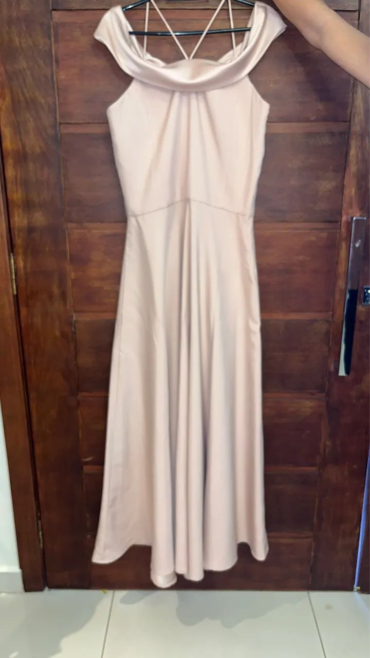 Vestido de festa rose
