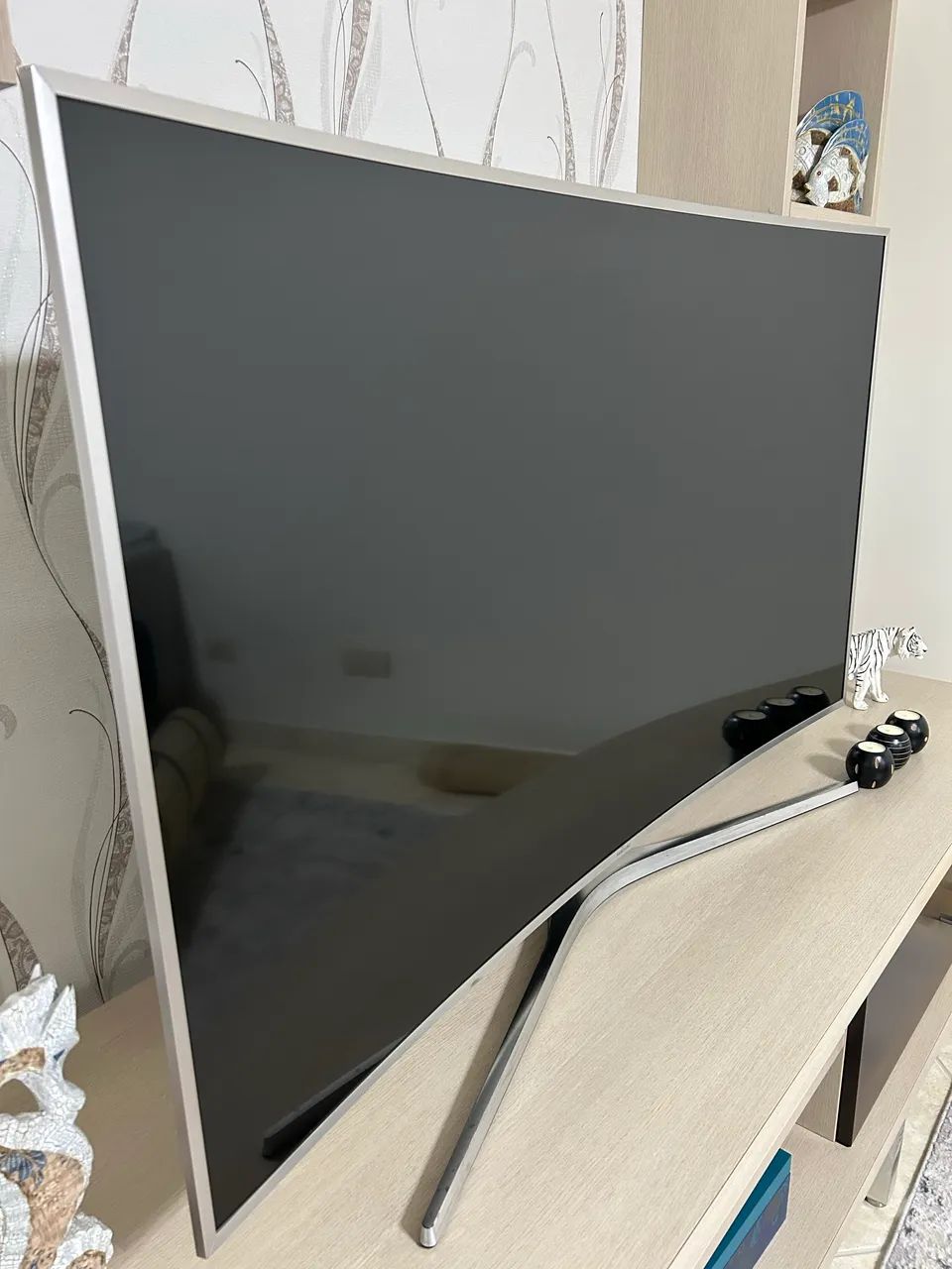 Tv Samsung 55 polegadas Tela curva ( curved) sem funcionar/queimada