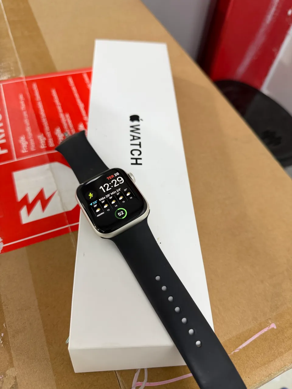 Apple Watch série 7 Nike Edition 45mm GPS + CEL - Smartwatches