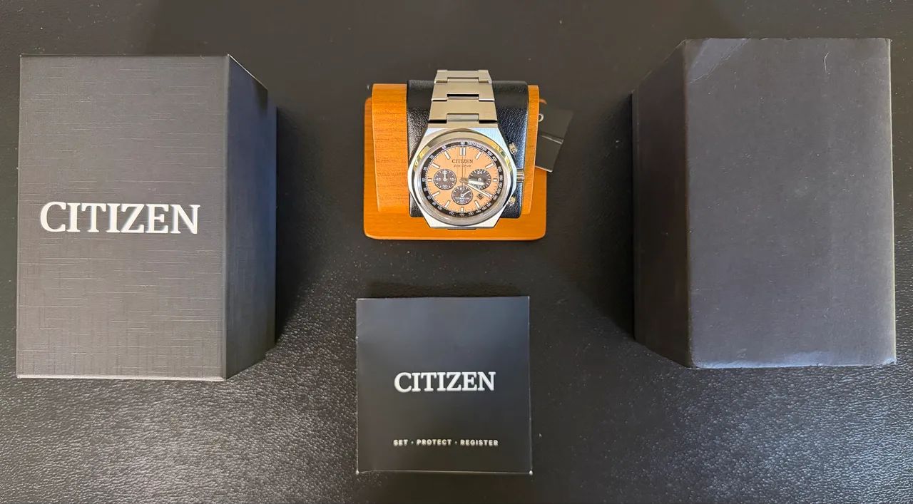 Relógio Citizen Zenshin Titanium Eco Drive Novo - Foto 2