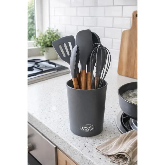Conjunto de Utensílios Silicone 7 peças - Ecos - Foto 2
