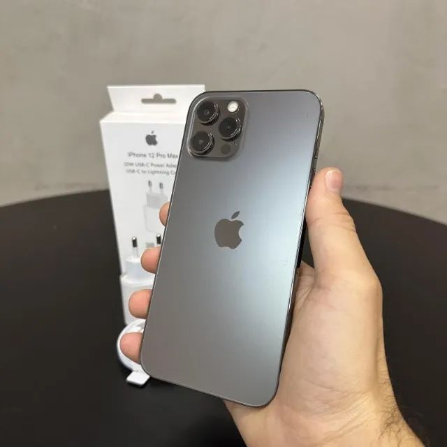 iPhone 12 Pro Max 128GB Preto Semi Novo  - Foto 4