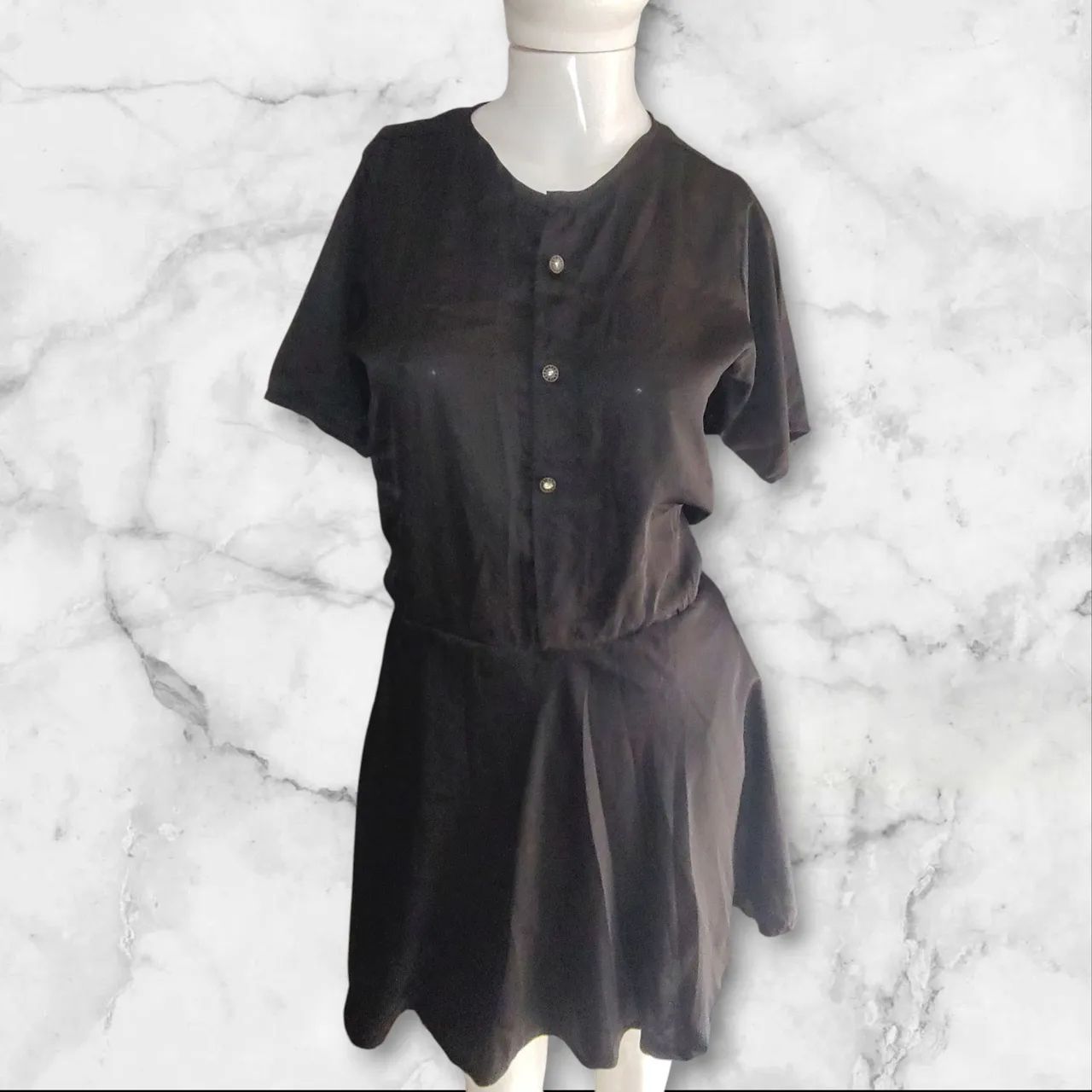 Vestido gótico preto