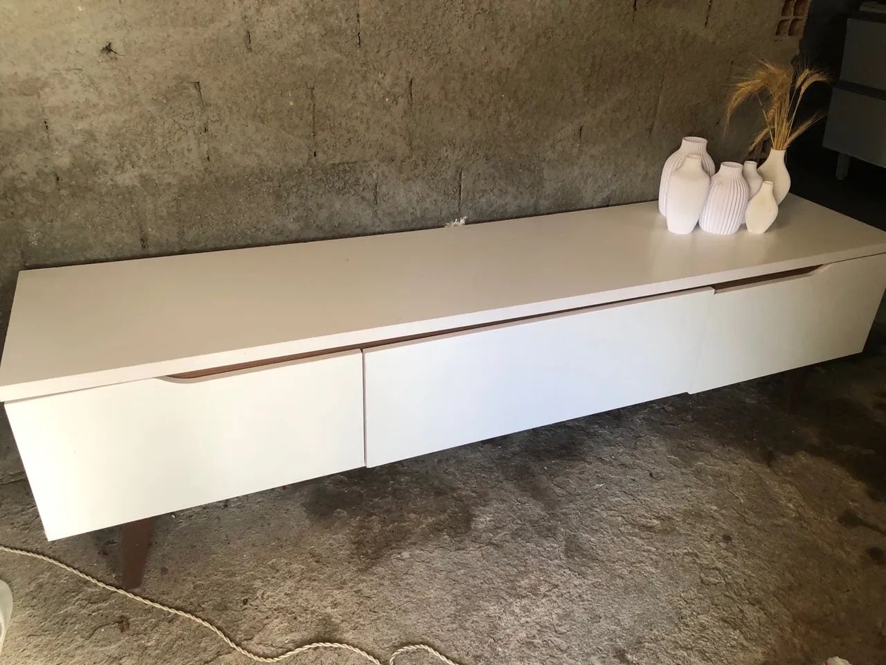 Rack  grande para sala de estar 1,80mt branco