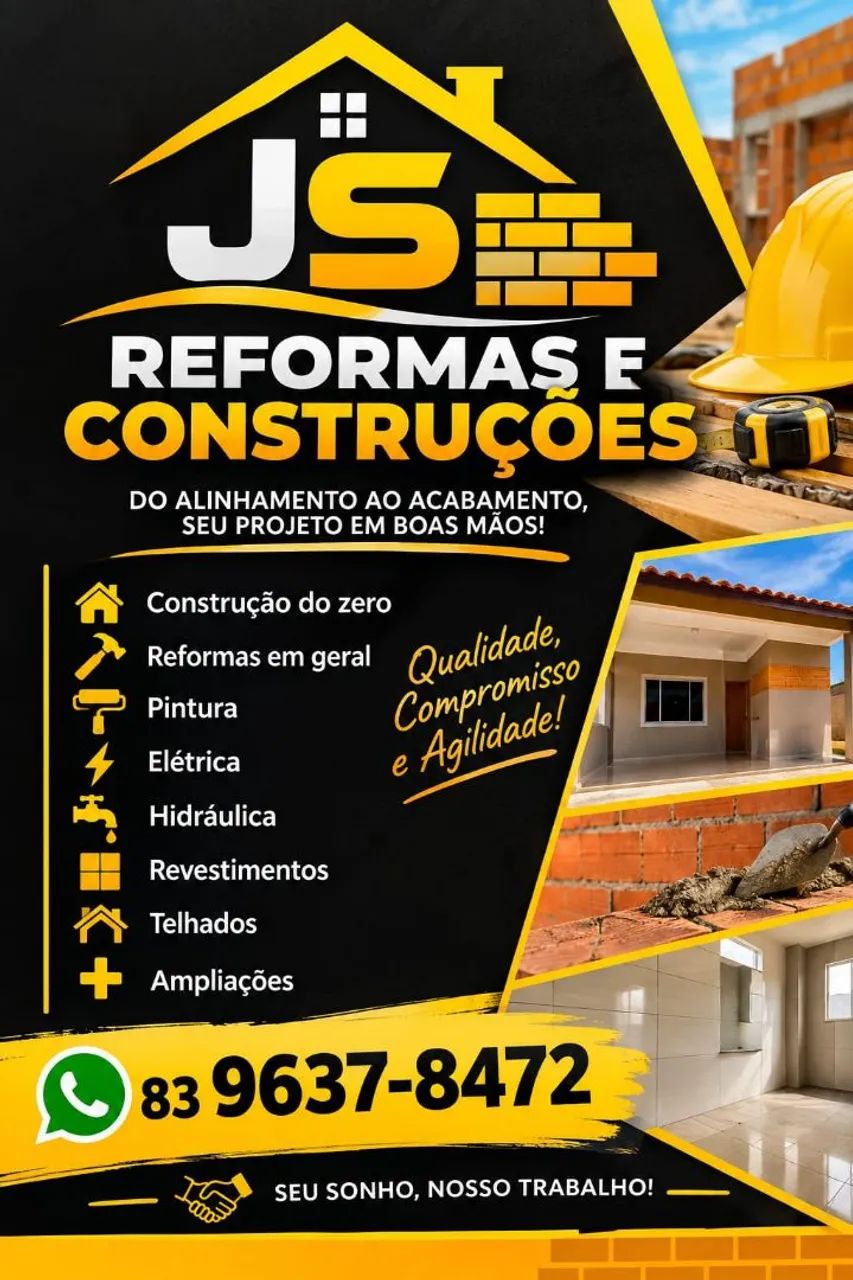Serviços de reforma, casa etc