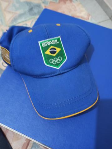 Boné Brasil Original rio 2016, atletas olímpicos time Brasil - Foto 2