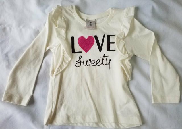 Lote camisas fininhas meninas 3 anos (novinhas) - Foto 2