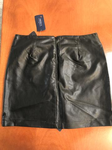 Saia de couro Forever21 nova - Foto 3