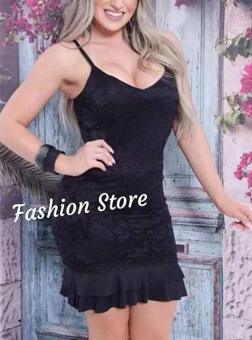Vários modelos de vestidos de festa em renda tam único com bojo - Foto 5