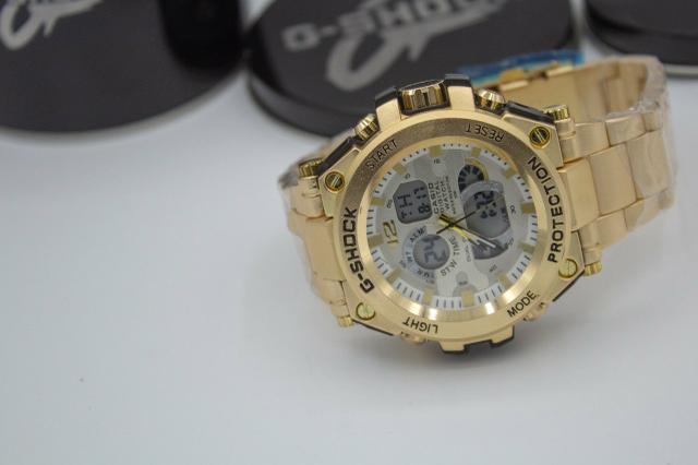 Relógio de pulso G-shock Full metal dourado barato