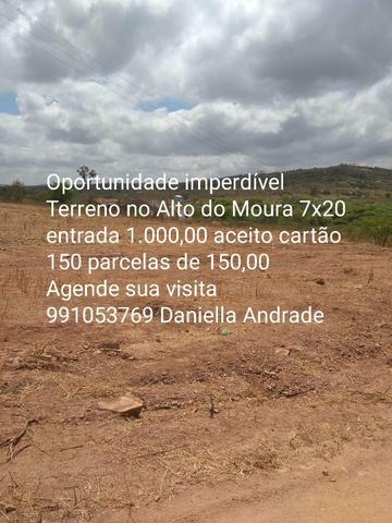 Terreno no Alto do Moura Caruaru PE parcela de 150,00 por mês, bora investir o décimo!