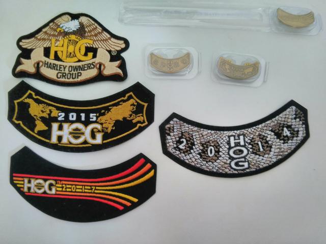 Patches e pins Harley Davidson