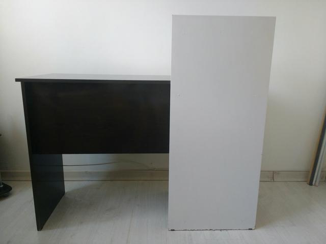 Escrivaninha tabaco com branco - Foto 2